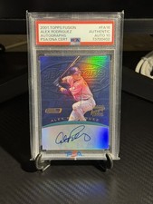 2001 Topps Fusion Autographs #FA16 Alex Rodriguez Auto PSA Auto 10 *PLEASE READ*