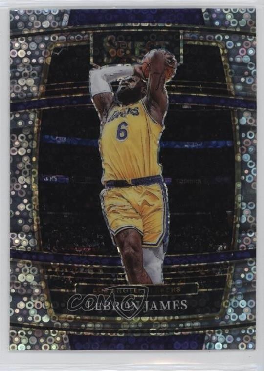 2021-22 Panini Select Concourse Disco Prizm LeBron James #100 1oq1
