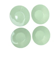 Iittala Teema Celedon Green Deep Plate Bowl Kaj Franck Set of 4