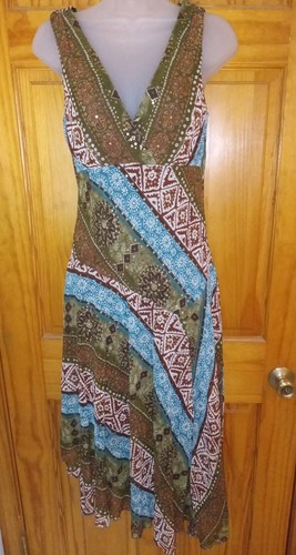 Rabbit Rabbit Rabbit Designs Multi Aztec Dress Size 4 Sleeveless