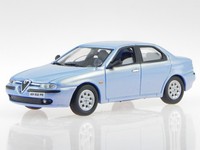 Alfa Romeo 156 Hell Blau Modellauto 5915729 In Geschenkbox Atlas 1:43