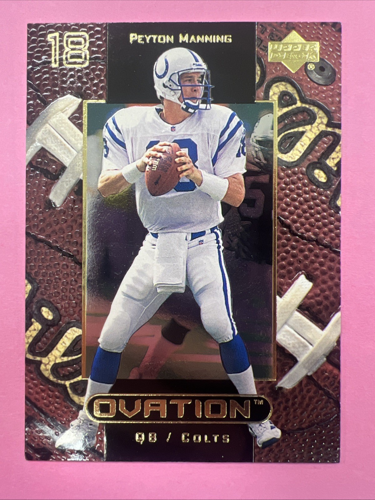 1999 Upper Deck Ovation - PEYTON MANNING #23 - Indianapolis Colts