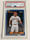 Mike Trout 2025 Topps Chrome #T90C-54 1990 Anniversary Silver Pack PSA 10 GEM