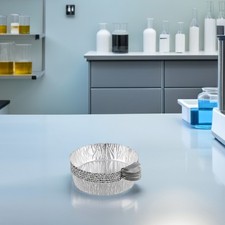 50 Pcs Tray for Weighing Aluminum Foil Scale Bowl Working Lab Pan