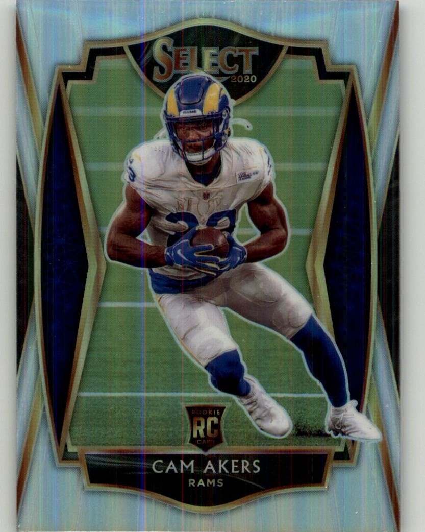 2020 Panini Select Cam Akers Silver Prizm Rookie #155 RC Los Angeles Rams