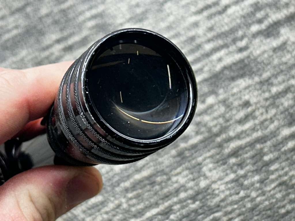 Fixed Power Rimfire Scope 4x Redfield 4X Fixed Power Rifle Scope Gloss Black Vintage Optic - 97349 ...