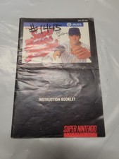 INSTRUCTION BOOKLET FOR SNES GAME SUPER BASES LOADED