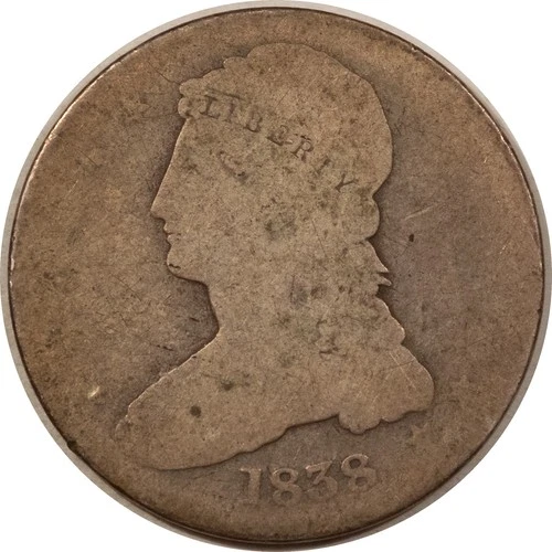 1838-P Capped Bust Half Dollar — photo from another recent sale