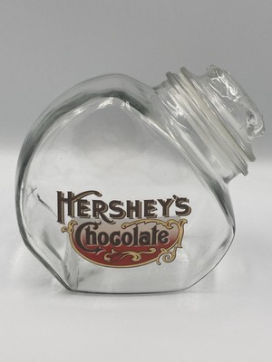 Vintage Hershey s Schokoladenglas Süßigkeiten Vorratsdose