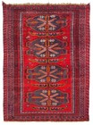 Amazing Hand Knotted Vintage Afghan Maldar Balouch Wool Area Rug 10 x 5 Ft — photo 1