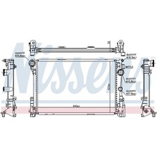 RADIATOR WATER COOLER ENGINE COOLING FOR MERCEDES-BENZ 0995002703 NEW