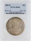 1884-O Morgan Silver Dollar PCGS MS64 S$1 New Orleans Minted No Reserve