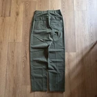 Vintage Vietnam Era OG 507 Green Mens 31x33 Pants 70s Fatigues Military Zip Fly