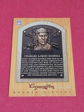 KID NICHOLS - 2012 PANINI COOPERSTOWN - BRONZE HISTORY INSERT CARD #63 /599