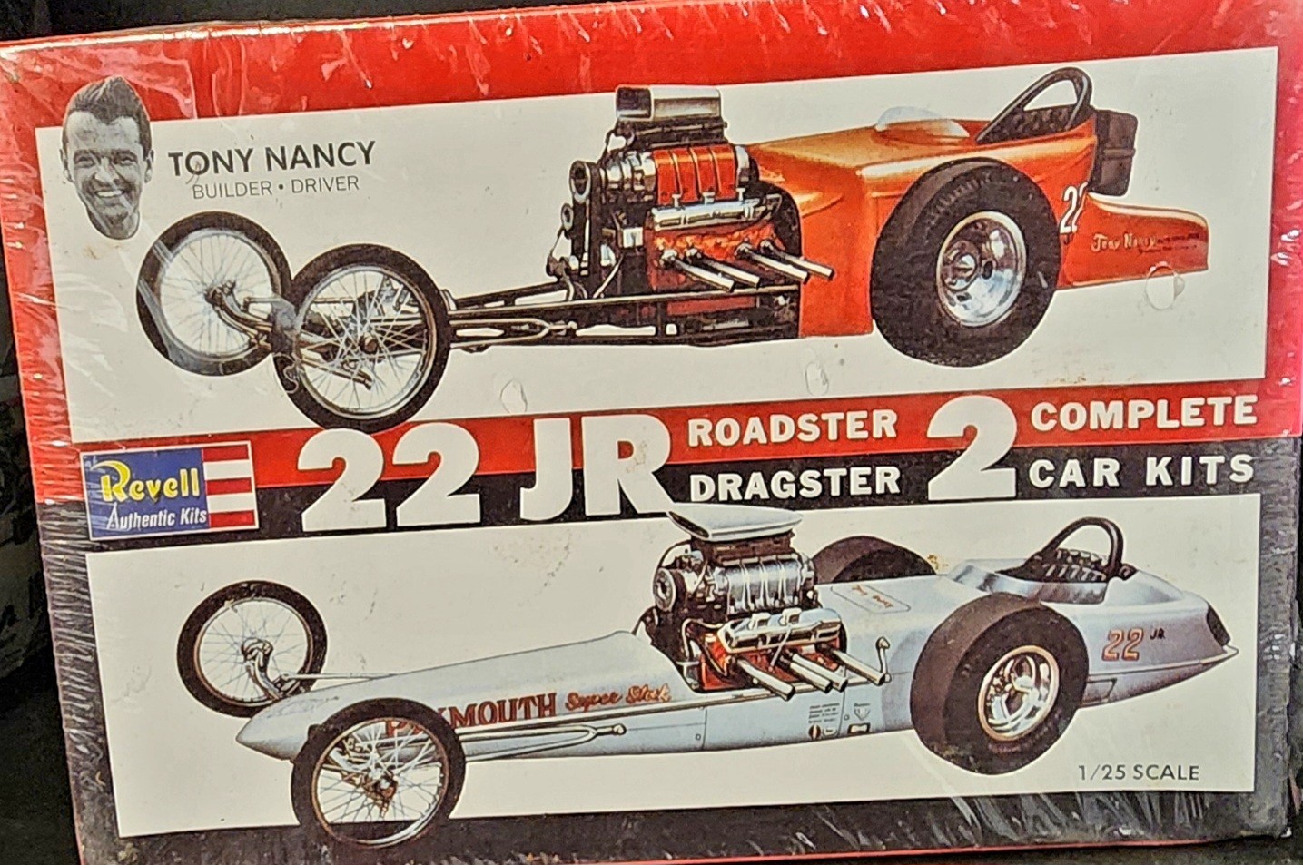 1/25 Scale Revell 22 JR Roadster Dragster New Factory Sealed Model Kit