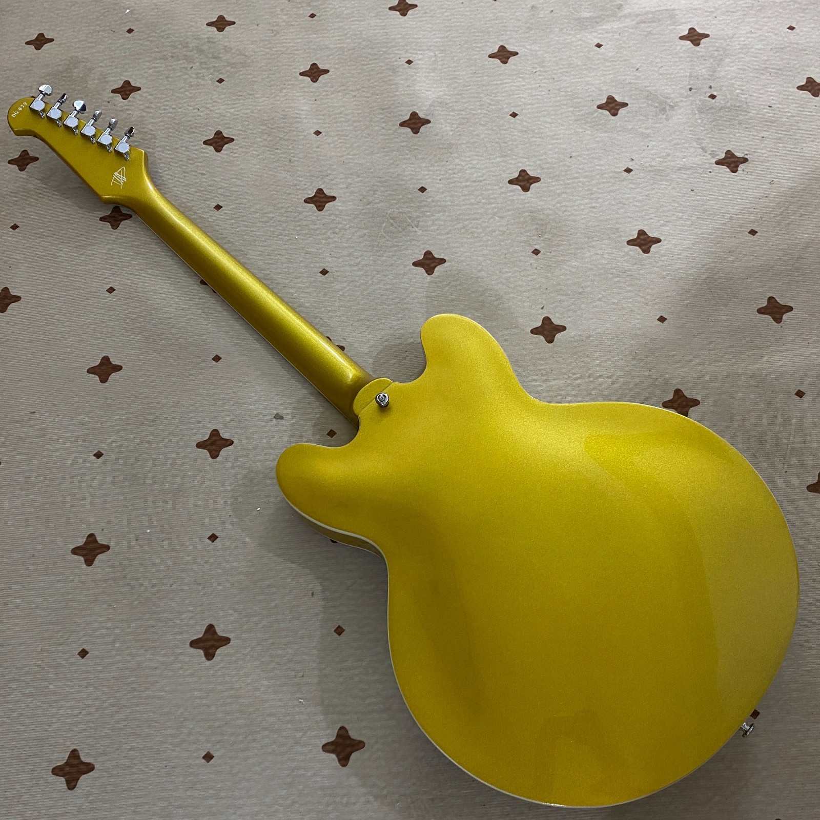 DG 335 GoldTop Electric Guitar Semi-Hollow Body rosewood fretboard FREE Shipping