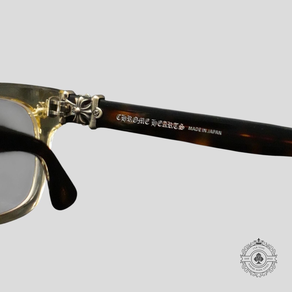 Chrome Hearts Vagilante Glasses in Tortoise Shell/Silver | eBay