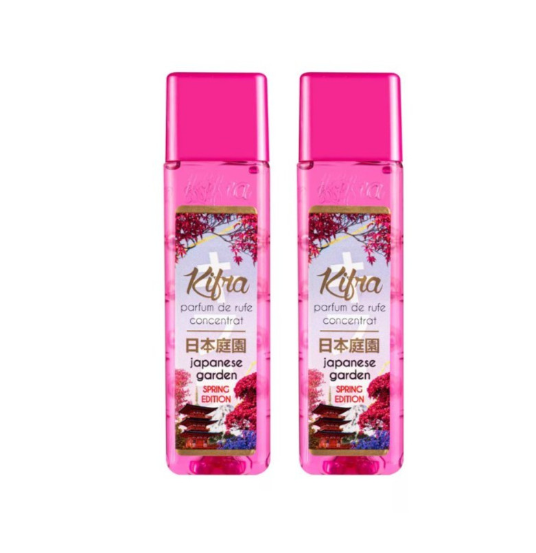 2 x Kifra Japanischer Garten Konzentriertes Wäscheparfüm 200 ml