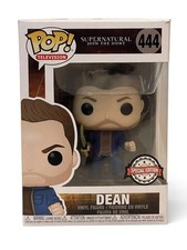 Figura Vinilo Supernatural Dean Winchester Exclusiva Con Hoja Funko Pop 444