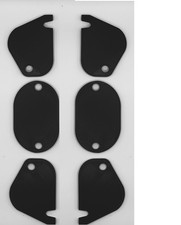 Pontiac 400 Engine Exhaust Port Cover Cover Plate Black - Portguardx