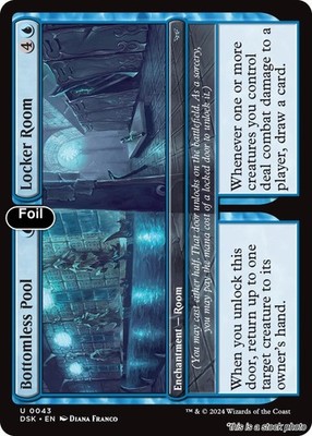 MTG Bottomless Pool // Locker Room [DSK - 43] LP Foil