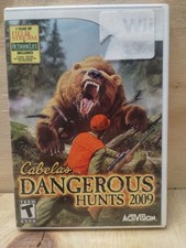 Cabelas Dangerous Hunts 2009 Wii Game Untested 