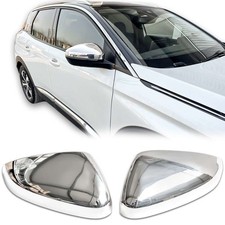 Edelstahl Chrom Spiegelkappen Set passend für Peugeot 5008 II ab 2016 Chrom Look