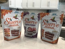 SET OF 3 SWERVE GRANULAR CONFECTIONERS Sugar Substitute 0 Calorie 12 oz Bag New