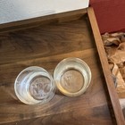 JACK DANIEL'S OLD NO.7 BRAND WHISKEY BARWARE SET OF 2 CLEAR GLASS TUMBLERS — photo 2