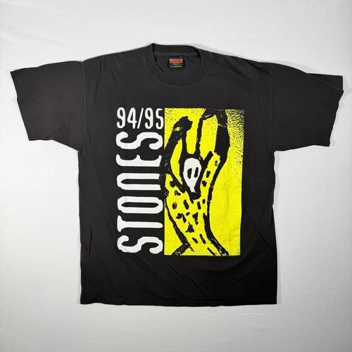Rolling Stones 94/95 World Tour Tee Brockum Voodoo Loung 1990s vintage concert t-shirt, vintage, size XL, single stitch, B+ condition