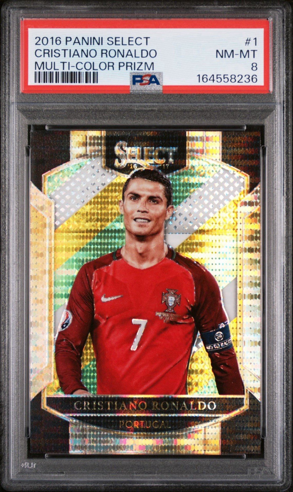 Milty Color 2016 Select Cristiano Ronaldo Multi-Color Prizm PSA 8 | eBay