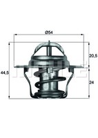 Behr Thermostat, KüHlmittel TX492D