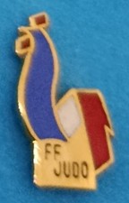 FEDERATION FRANCAISE- FRANCE DE JUDO - ENAMEL RARE AND VINTAGE PIN
