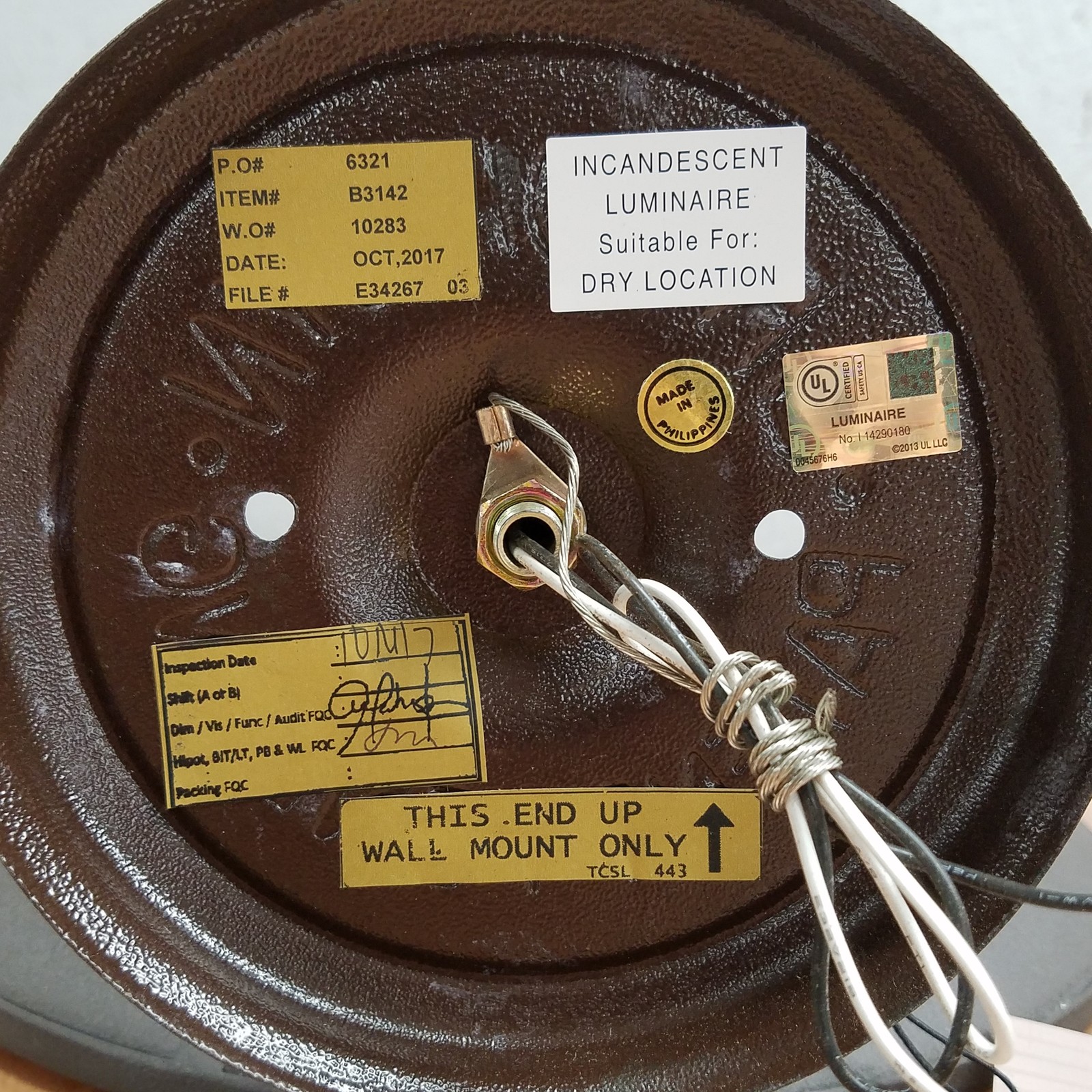 Troy Lighting B3142 Wall Sconce Wall Light, Brooklyn, 12", Heritage Bronze - NEW