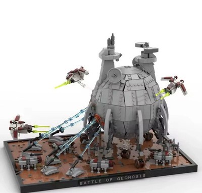 NEW 2667 PCS Star Wars Battle of Geonosis Core Ship Custom MOC Building Set