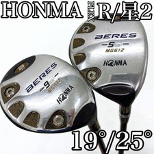 HONMA BERES MG612 Fairway Wood Set 5W 19  9W 25  ARMRQ UD45 2S Flex-R Used