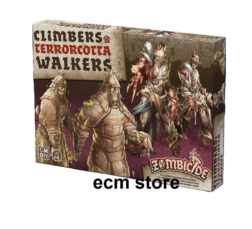 Zombicide Climbers Terrorcotta Walkers figurines miniatures et cartes de jeu de plateau