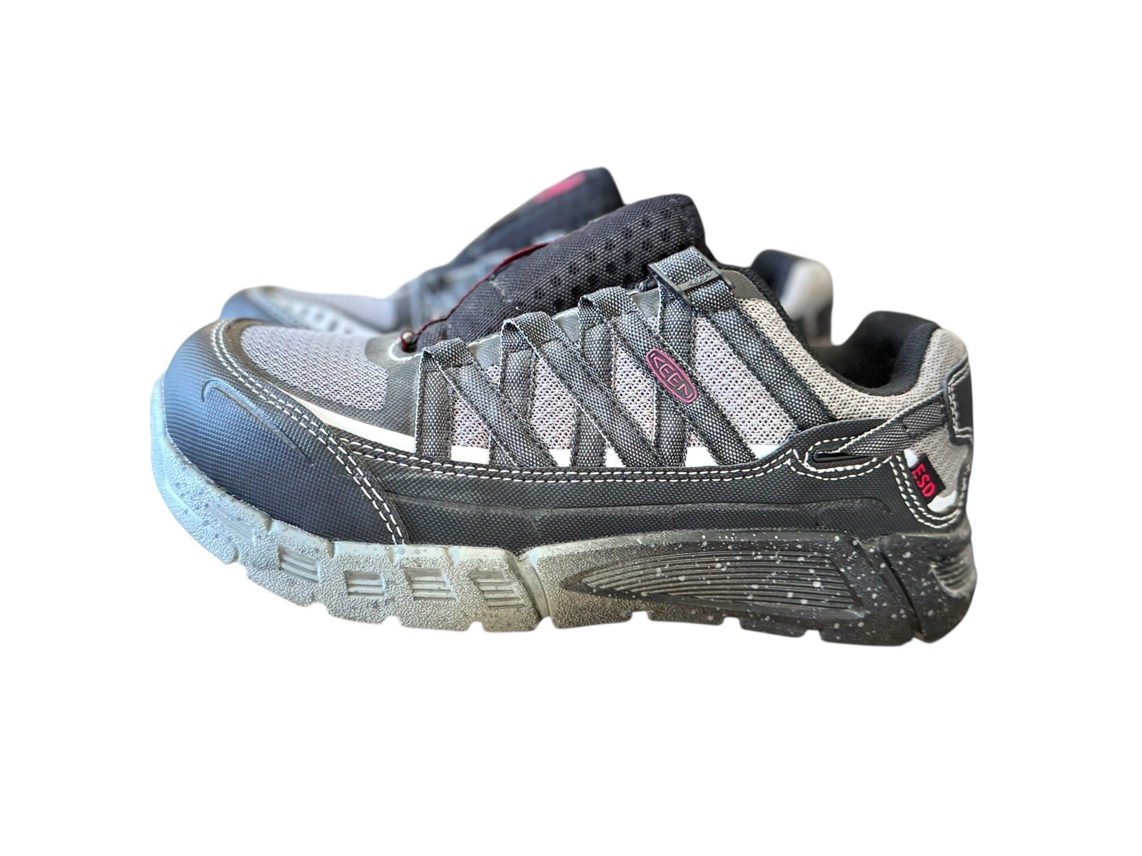 Keen Asheville Running Training Sneaker Donna Taglia 6 5 M Nero Gargoyle 1017073W