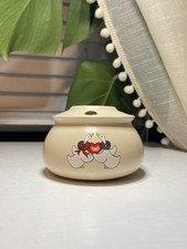 Vintage Christmas Geese Lovers Toothbrush  Tooth Paste Holder