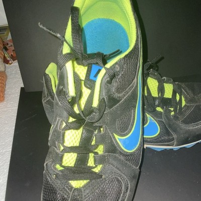 Nike Rival MD Track & Field Running Spikes Athletic Shoes Black Volt Green