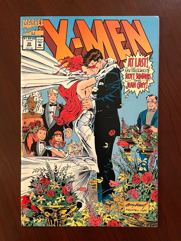 X-Men #27 #30 #31 (Marvel 1993) Wedding Jean Grey 1st Threnody w/ Cards 9.4 NM - Image 4 of 4