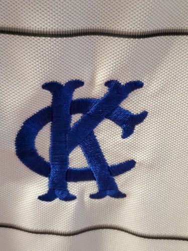 KC Royals Antigua Mens XL Men's Polo Pullover Shirt Kansas City Collared Stripe - Picture 2 of 9
