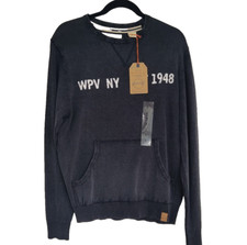  69.50 WeatherProof Vintage Men's Crew Neck Stone Wash Long Sleeved Sweater S