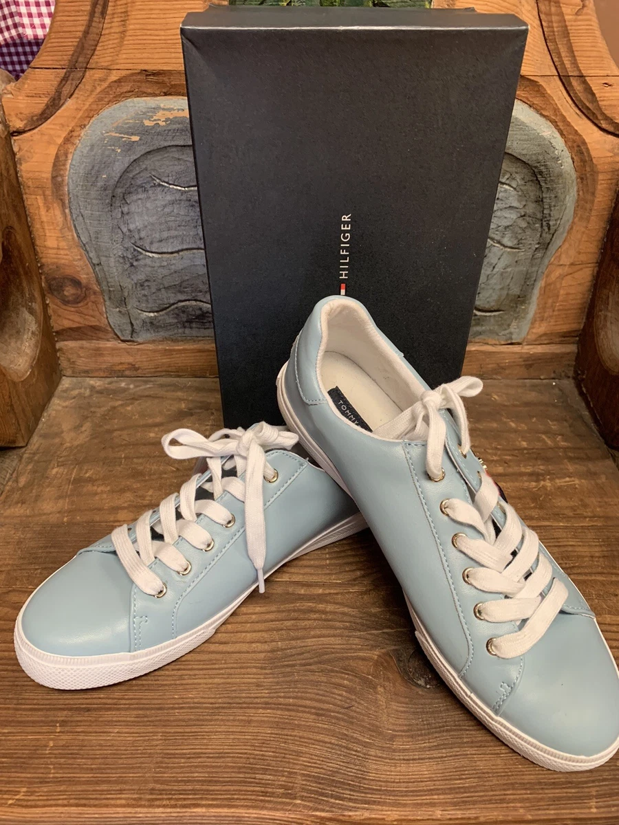 Tommy Hilfiger Lenka Light Blue Shoes Womens 10M Nice