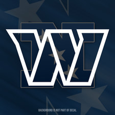 Washington Commanders Vinyl Decal Sticker