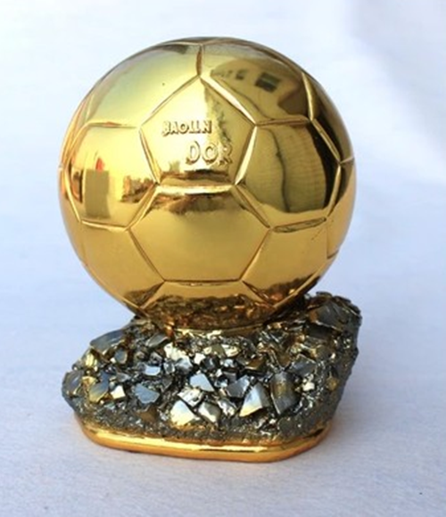 World Golden Ball Trophy Ballon D'or Award Football Soccer Gold Souvenirs 21cm for sale online