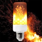 4x E27 LED Flicker Flame Light Bulb Simulated Burning Fire Effect Festival Party