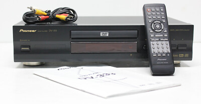 Pioneer DV-333 DVD Player W Remote, Manual and Cables Serviced Working