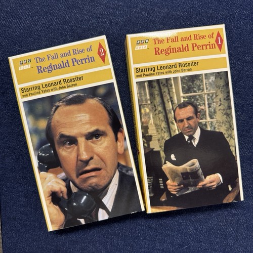 The Fall And Rise Of Reginald Perrin BBC Gold VHS Set 2 Tapes Leonard Rossiter - Picture 2 of 6