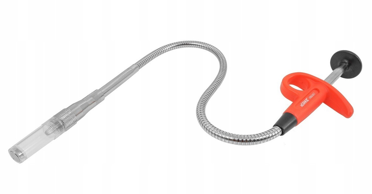 Lodoot Strumento Di Raccolta Flessibile Magnete 4 Artigli Luce LED Spring Grip Home Toilet Gadget Metallo - Foto 7